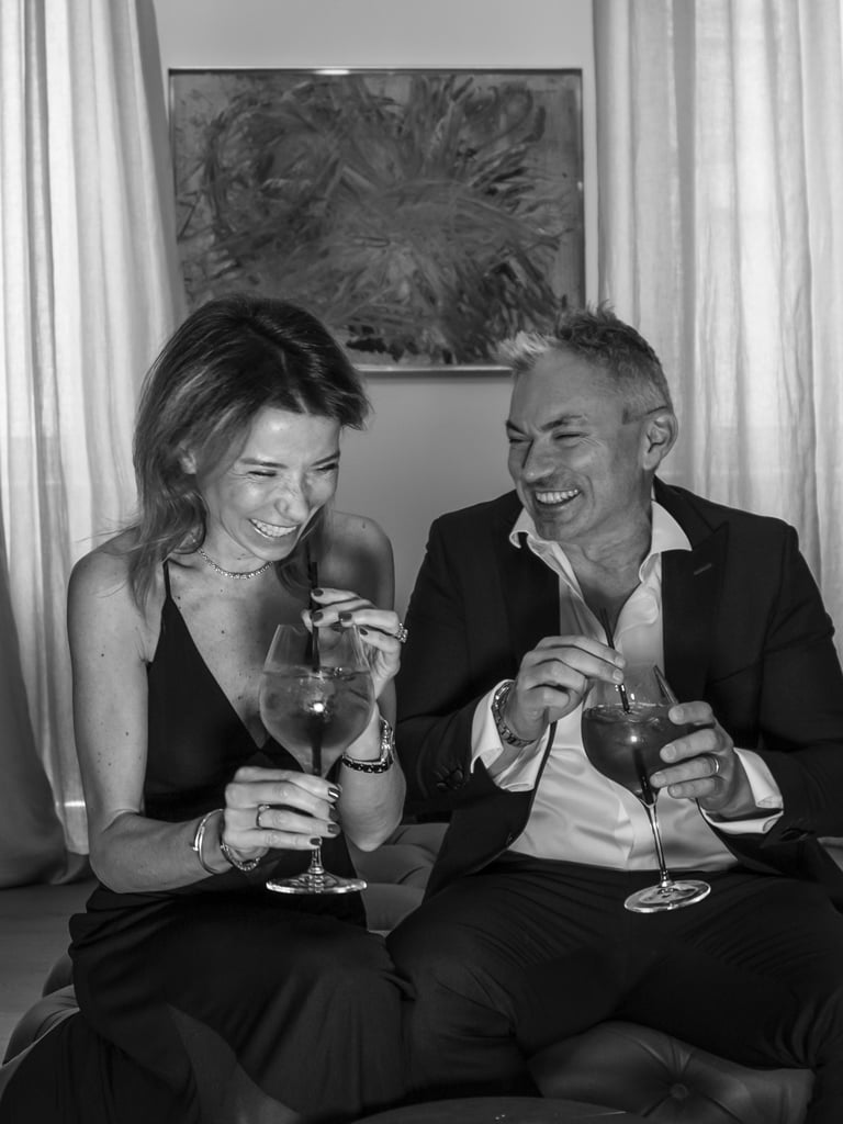 Bagno Felice Secondo Gian Luca and Laura, owners Bagno Felice Secondo Gian Luca and Laura, owners