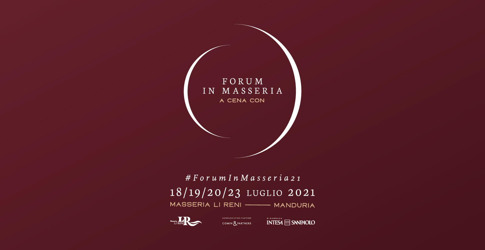 Rassegna "A Cena con" dal 18 luglio presso Masseria Li Reni2