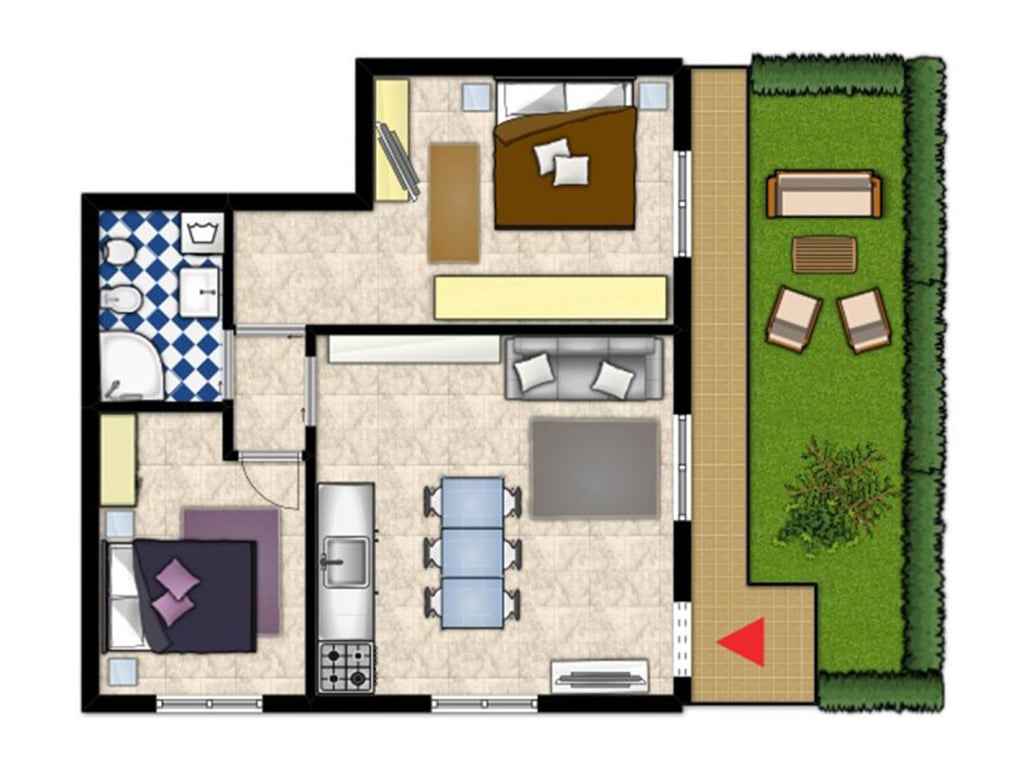 Drei-Zimmer-Wohnung14 Drei-Zimmer-Wohnung14