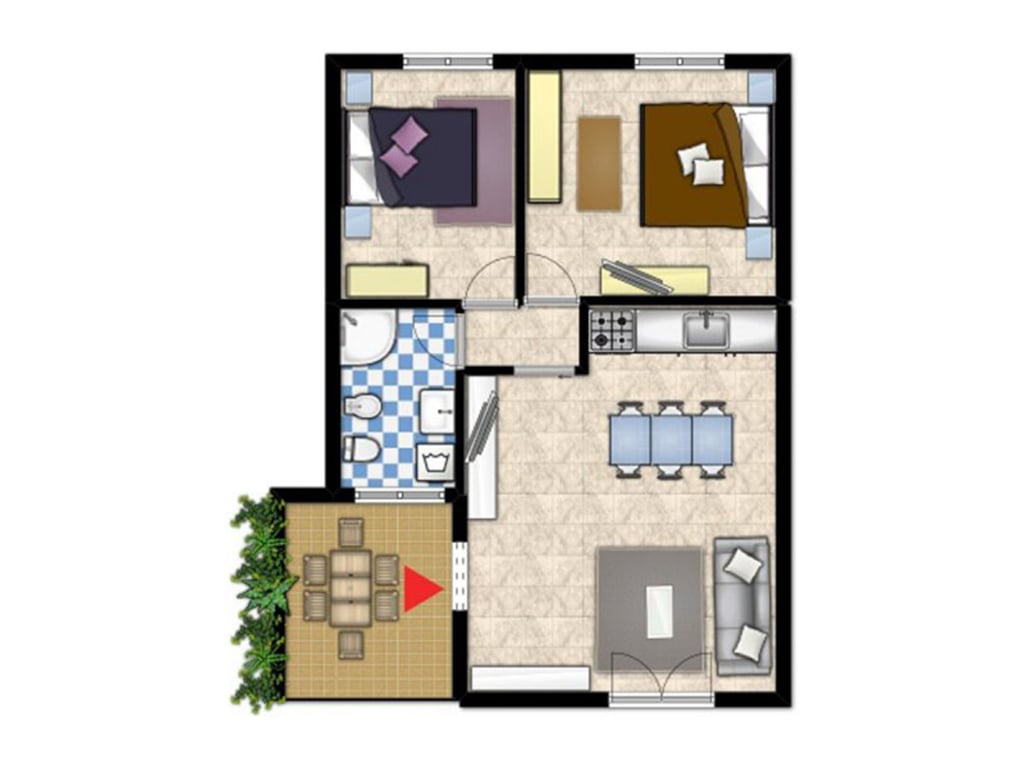 Drei-Zimmer-Wohnung17 Drei-Zimmer-Wohnung17
