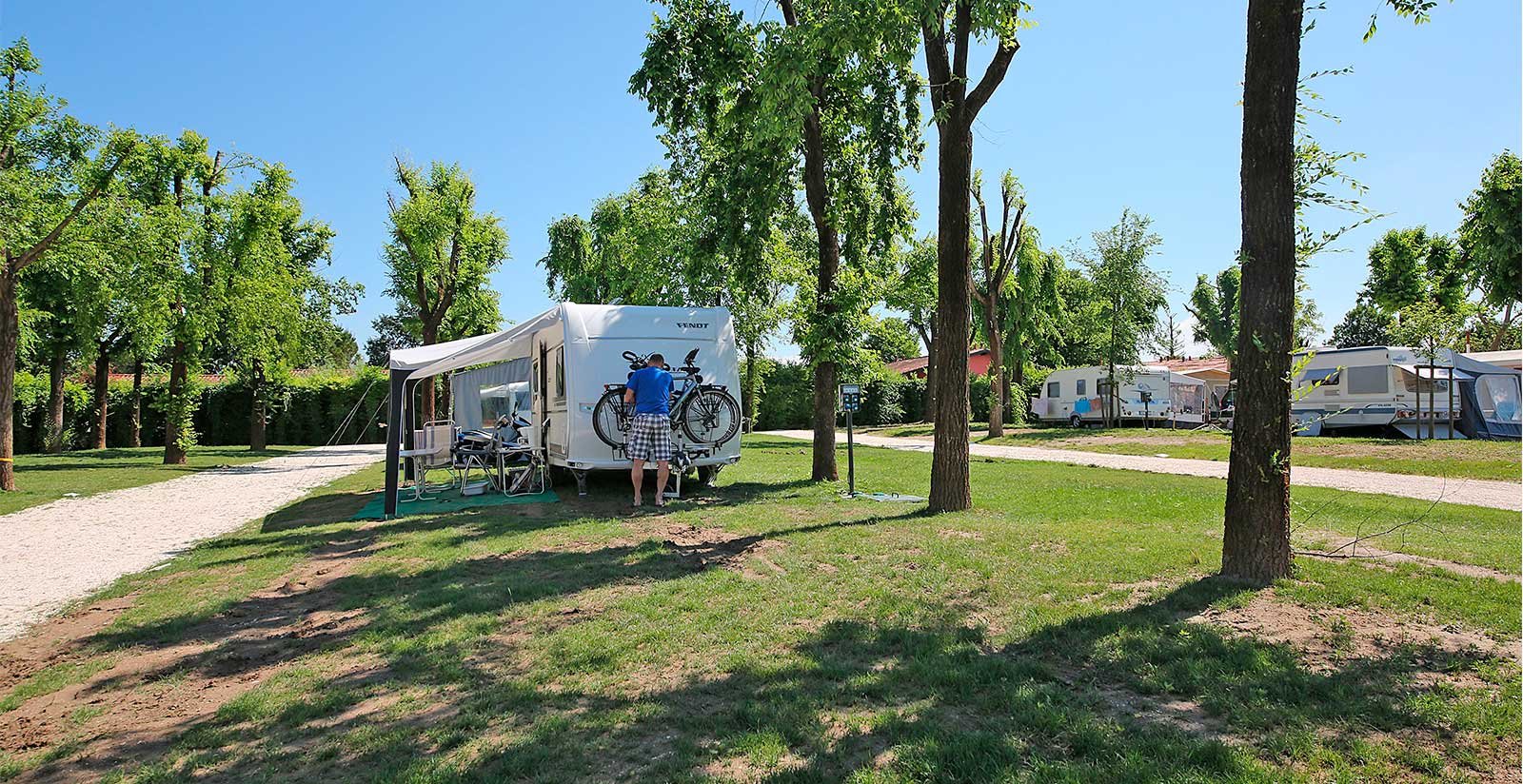 Stellplatz mit Ausrüstung1 Stellplatz mit Ausrüstung1