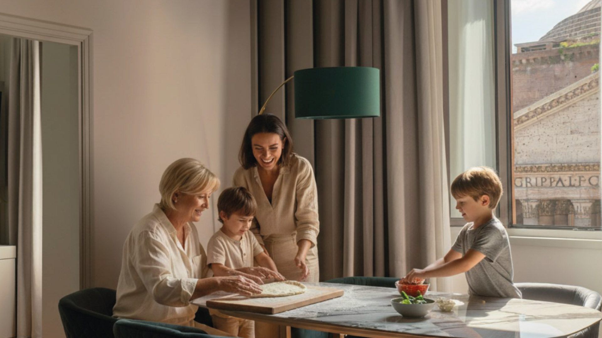 A family hotel steps from the Pantheon, founded in 14672