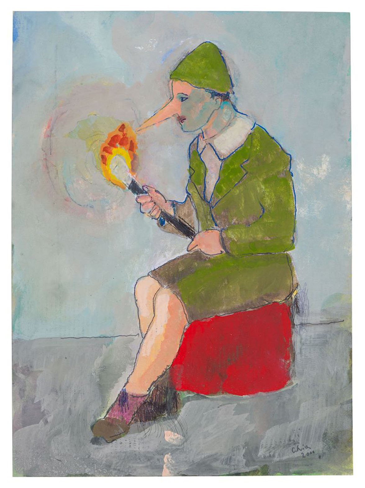Sandro Chia in mostra alla Fondazione Biscozzi Rimbaud1
