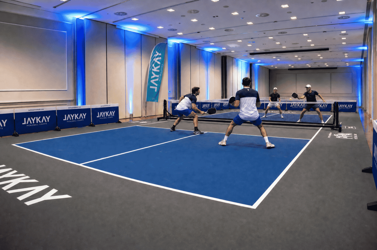 Indoor Pickleball at Roberto Naldi Collection's Prince SPA in Rome