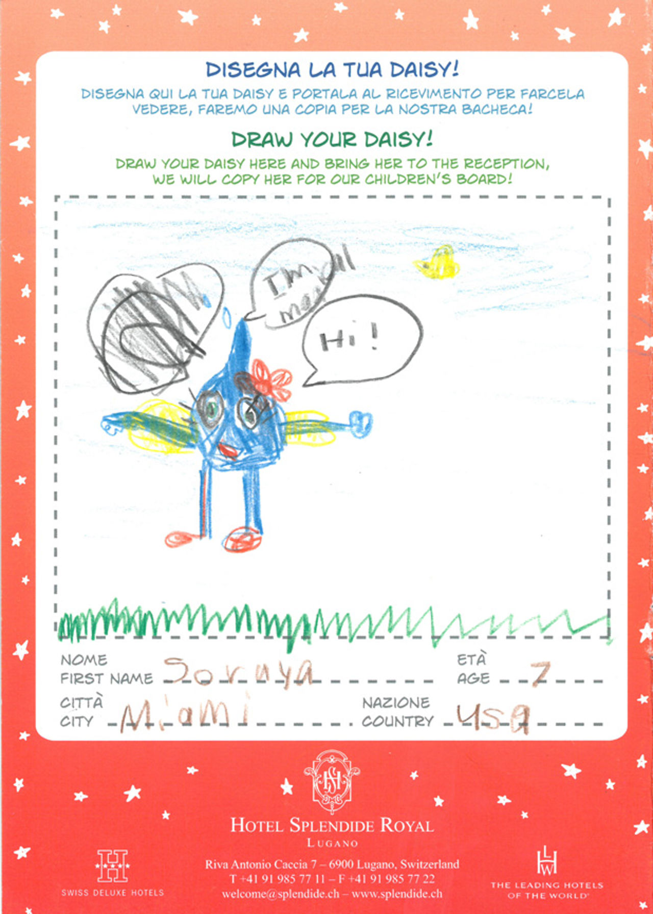 Discover Daisy hand-drawn by Splendide's young guests 6