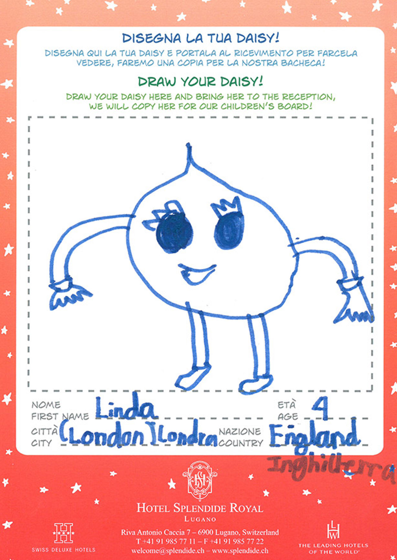 Discover Daisy hand-drawn by Splendide's young guests 12