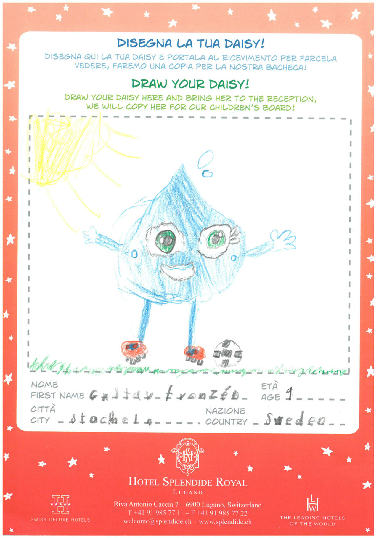 Discover Daisy hand-drawn by Splendide's young guests 15