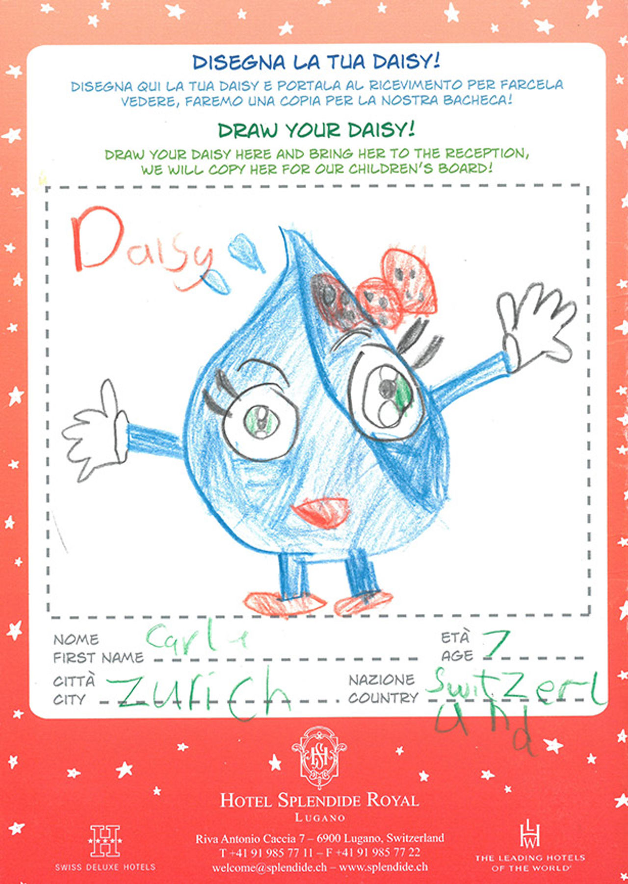 Discover Daisy hand-drawn by Splendide's young guests 14
