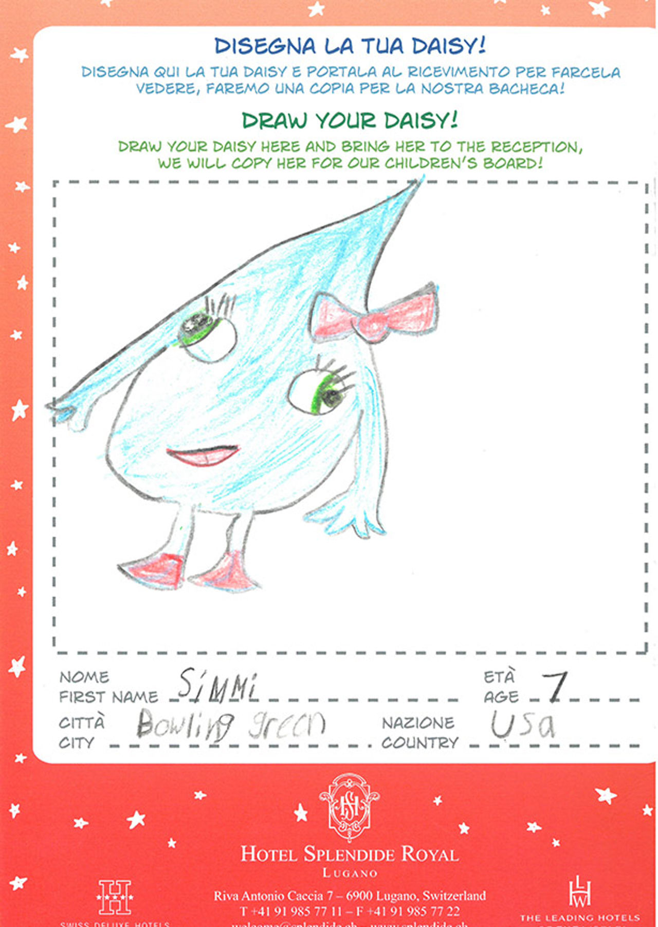 Discover Daisy hand-drawn by Splendide's young guests 8