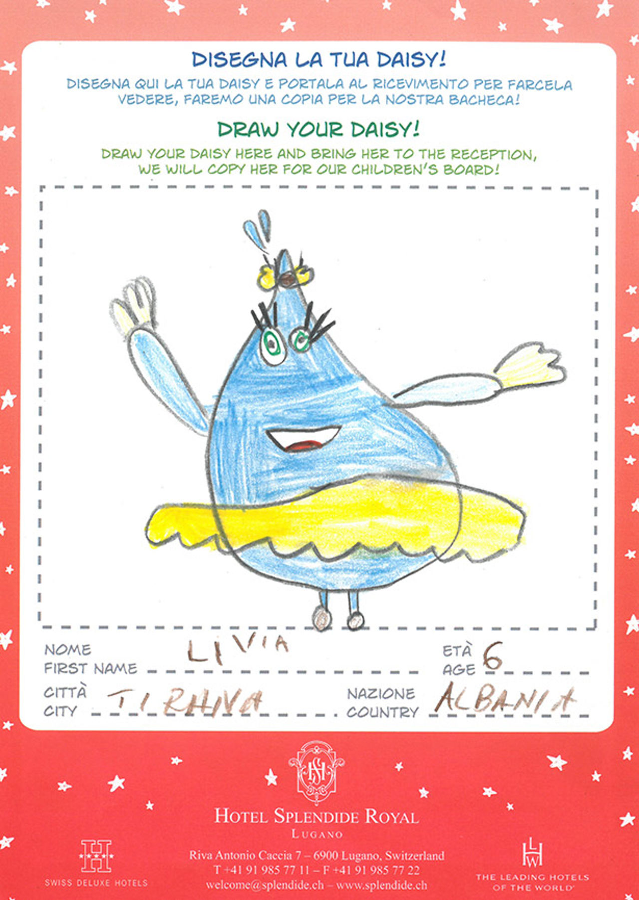 Discover Daisy hand-drawn by Splendide's young guests 11