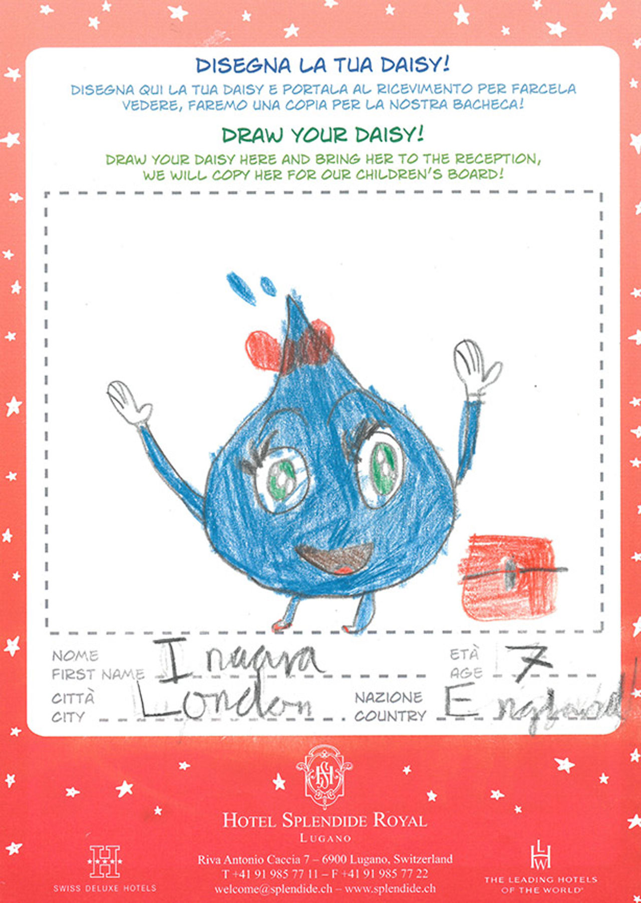 Discover Daisy hand-drawn by Splendide's young guests 13