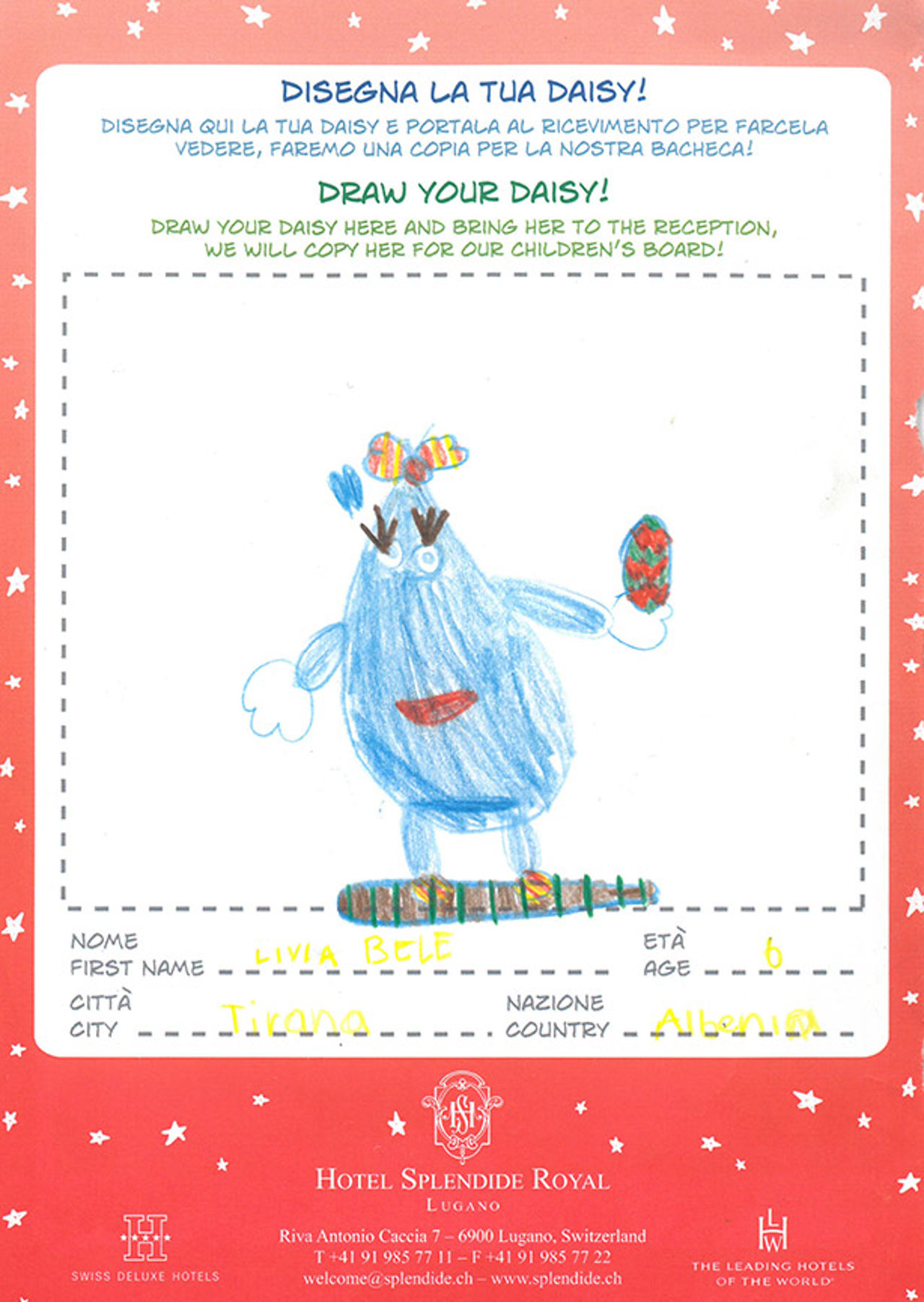 Discover Daisy hand-drawn by Splendide's young guests 10