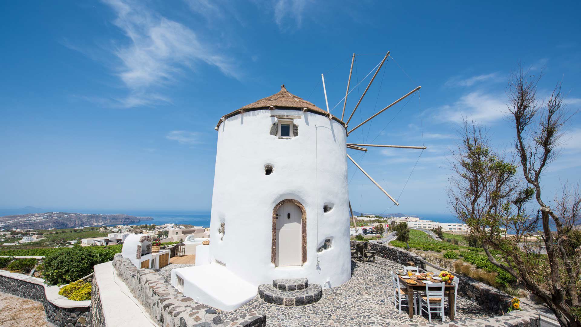 ANEMOSCOPE WINDMILL VILLA SANTORINI 1