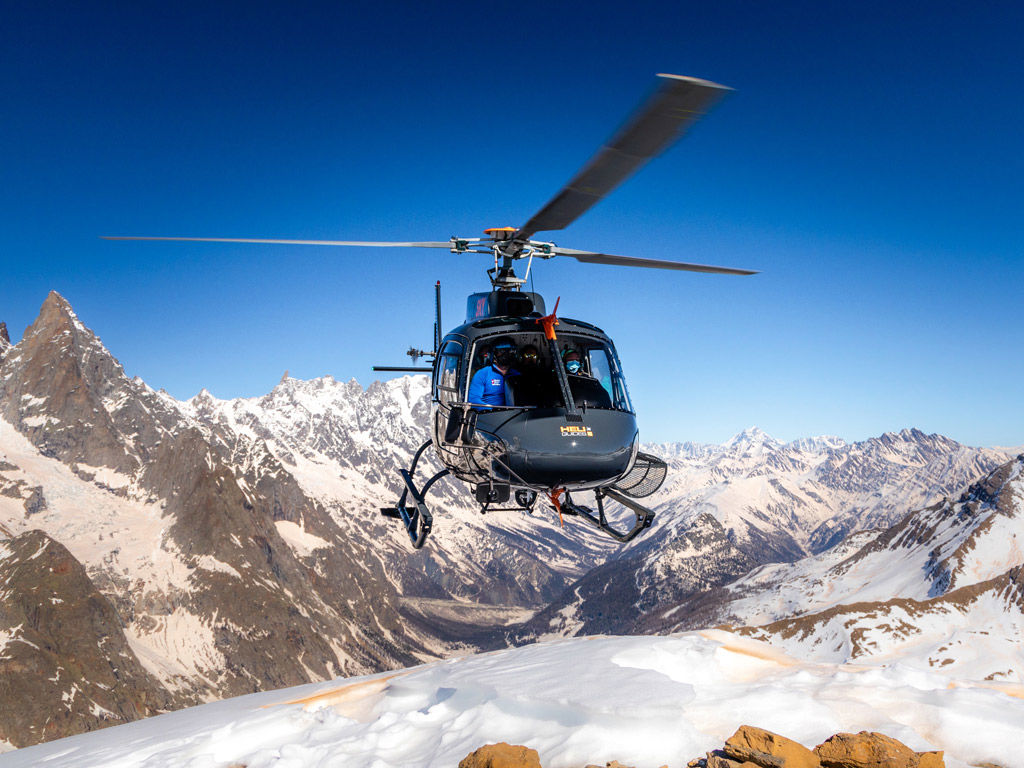 Grand Hotel Courmayeur - Cervinia on the Slopes: Helicopter Transfer 3