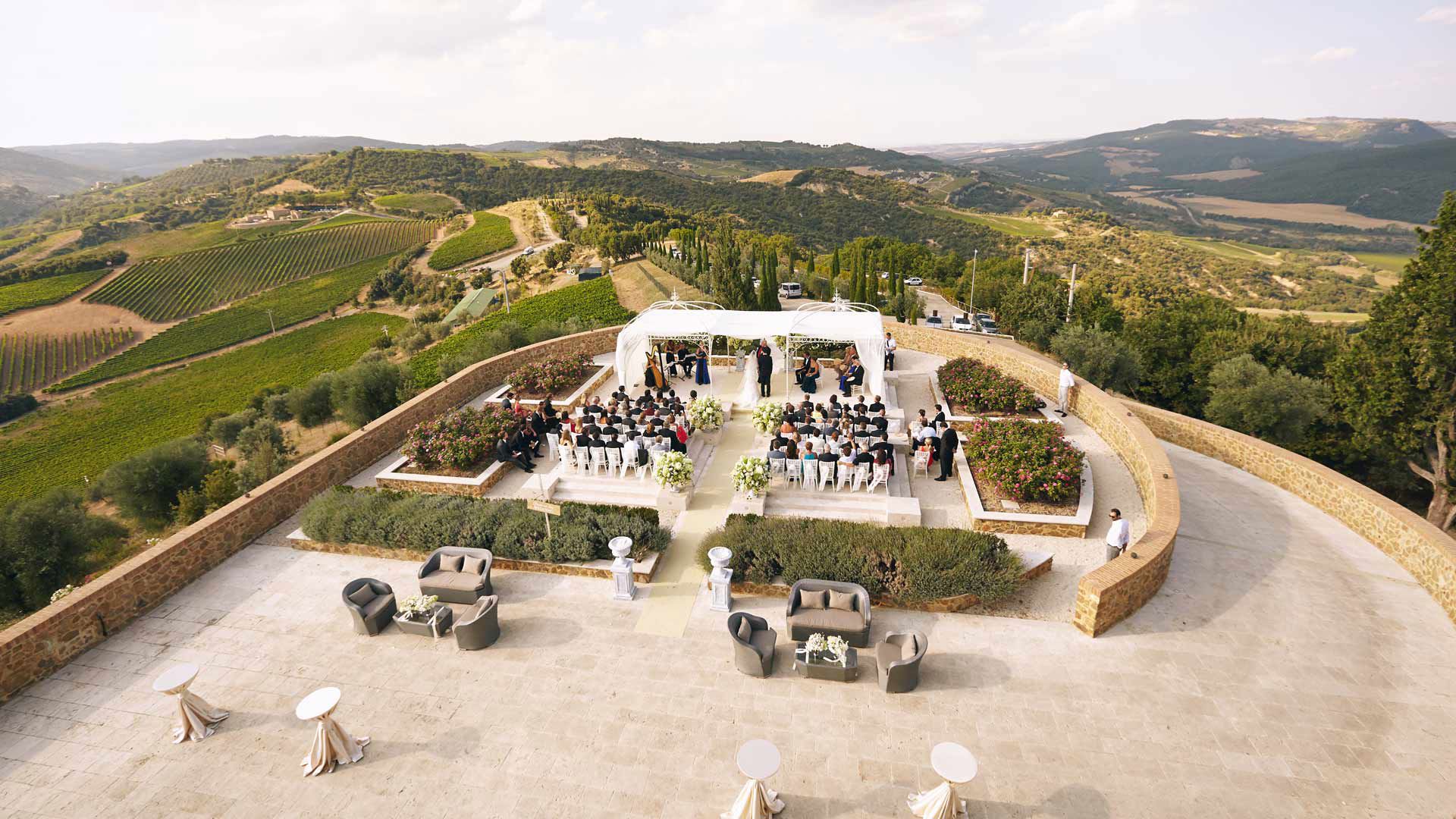 Location per matrimoni e ricevimenti Val D’Orcia 51