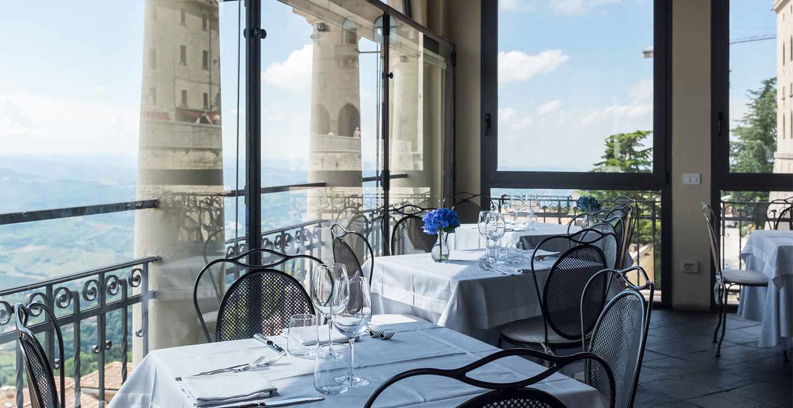 Panoramic restaurant Republic of San Marino 10