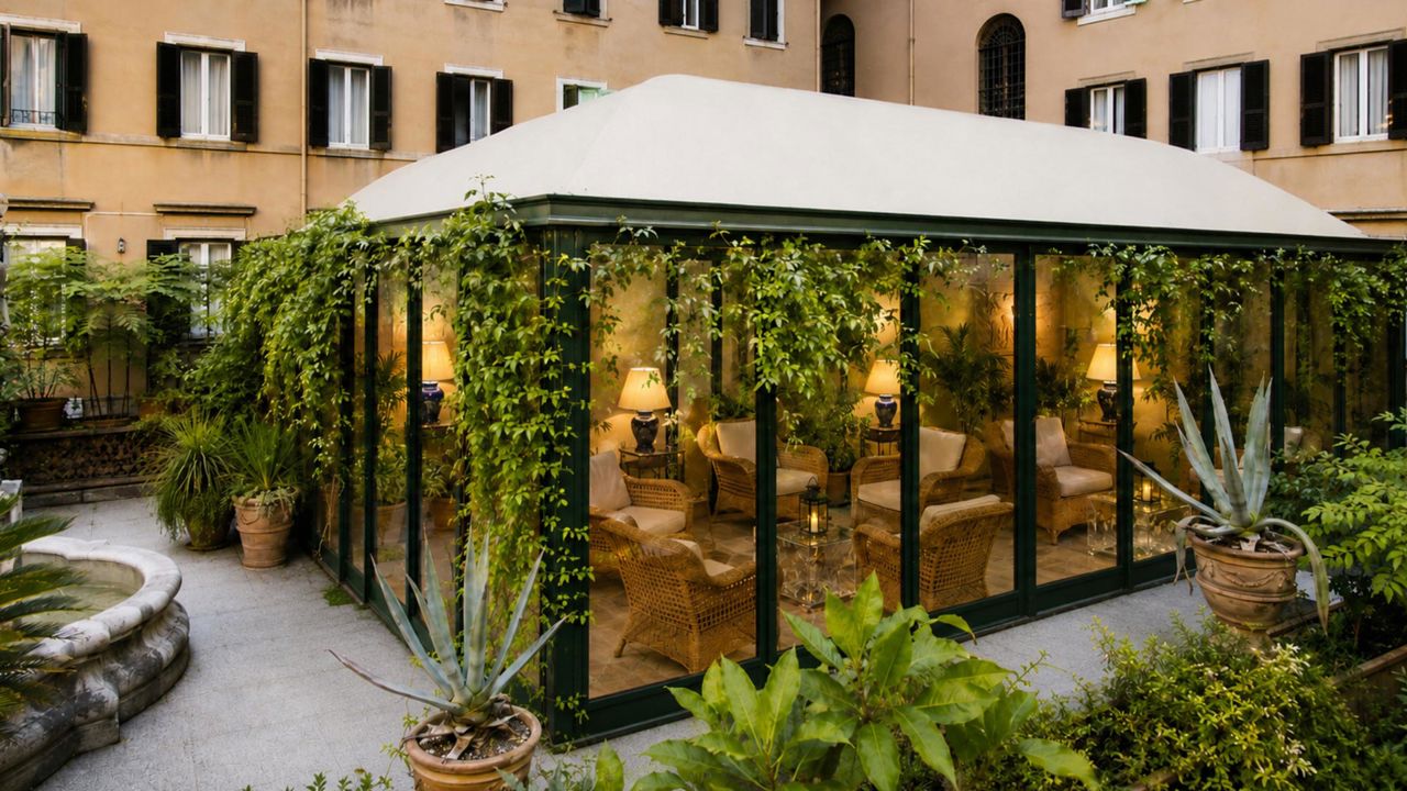 The Winter Garden and Belle Époque at Grand Hotel Plaza