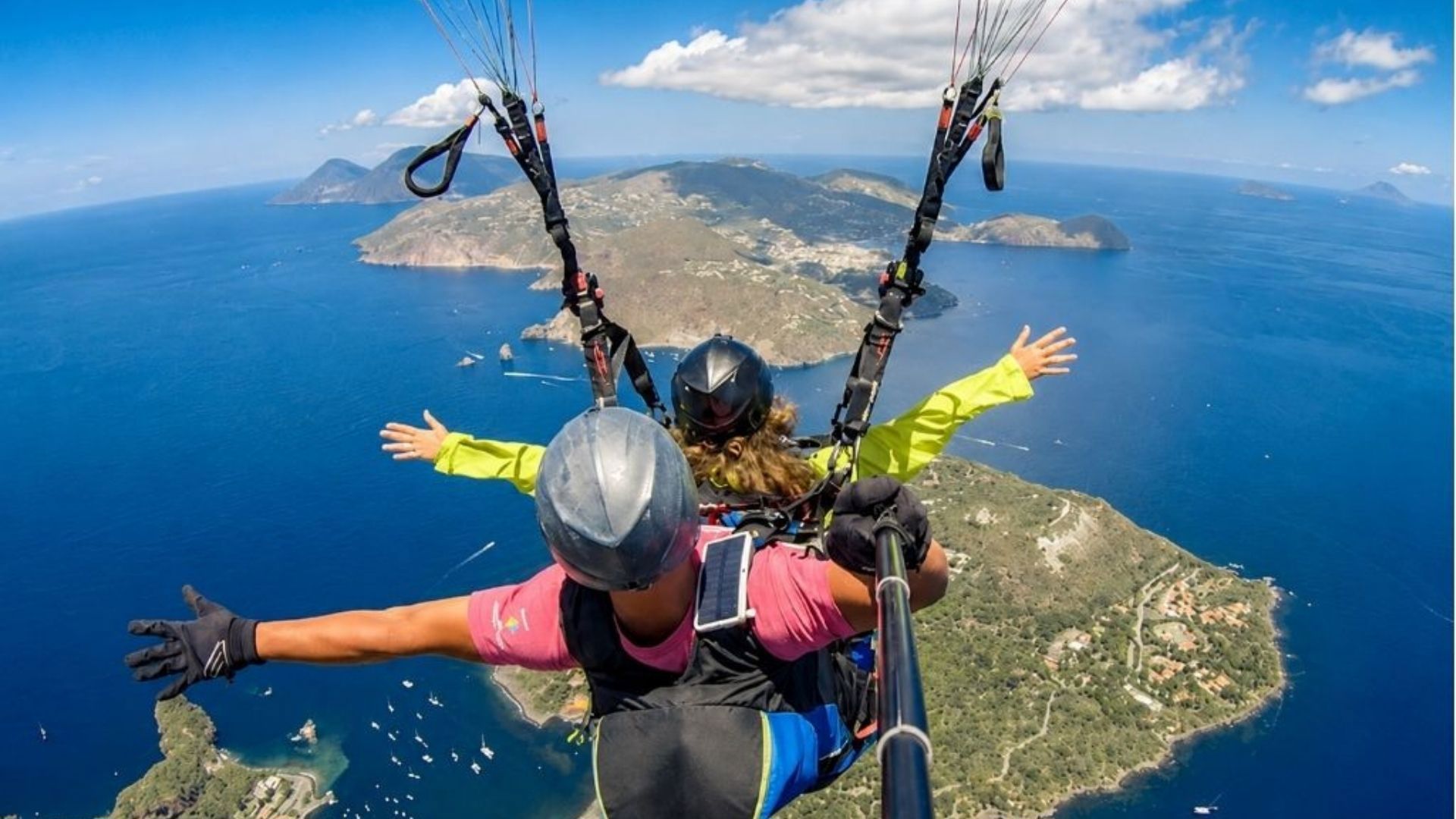 Volo in parapendio a Lipari 8