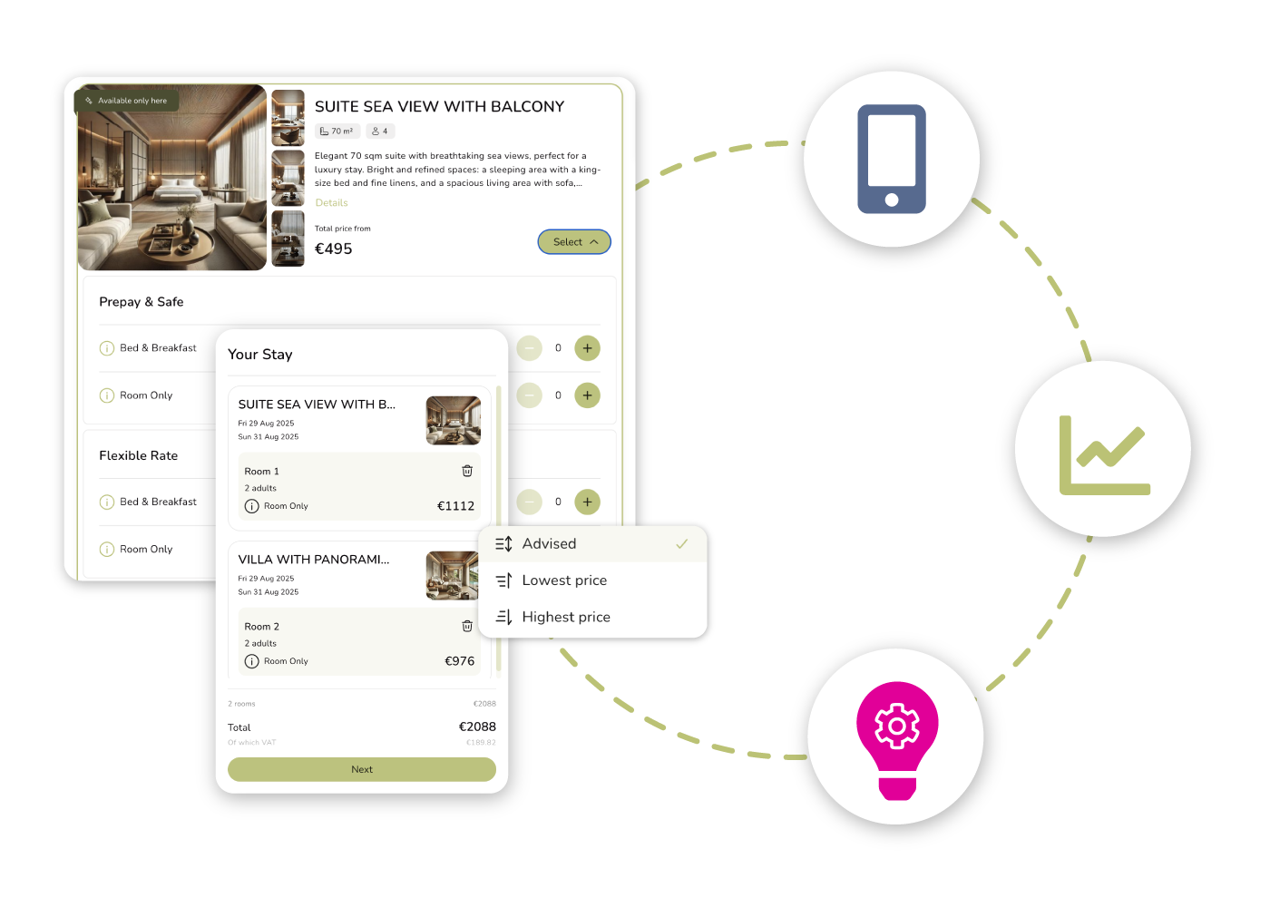 Todo o poder da IA num Booking Engine 8