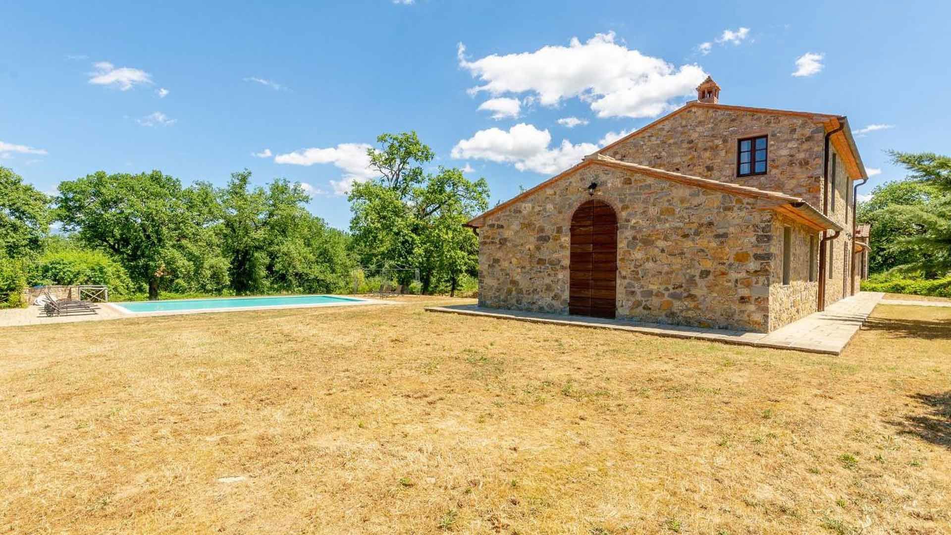Villa della Selvaccia con 4 camere da letto e piscina privata 1