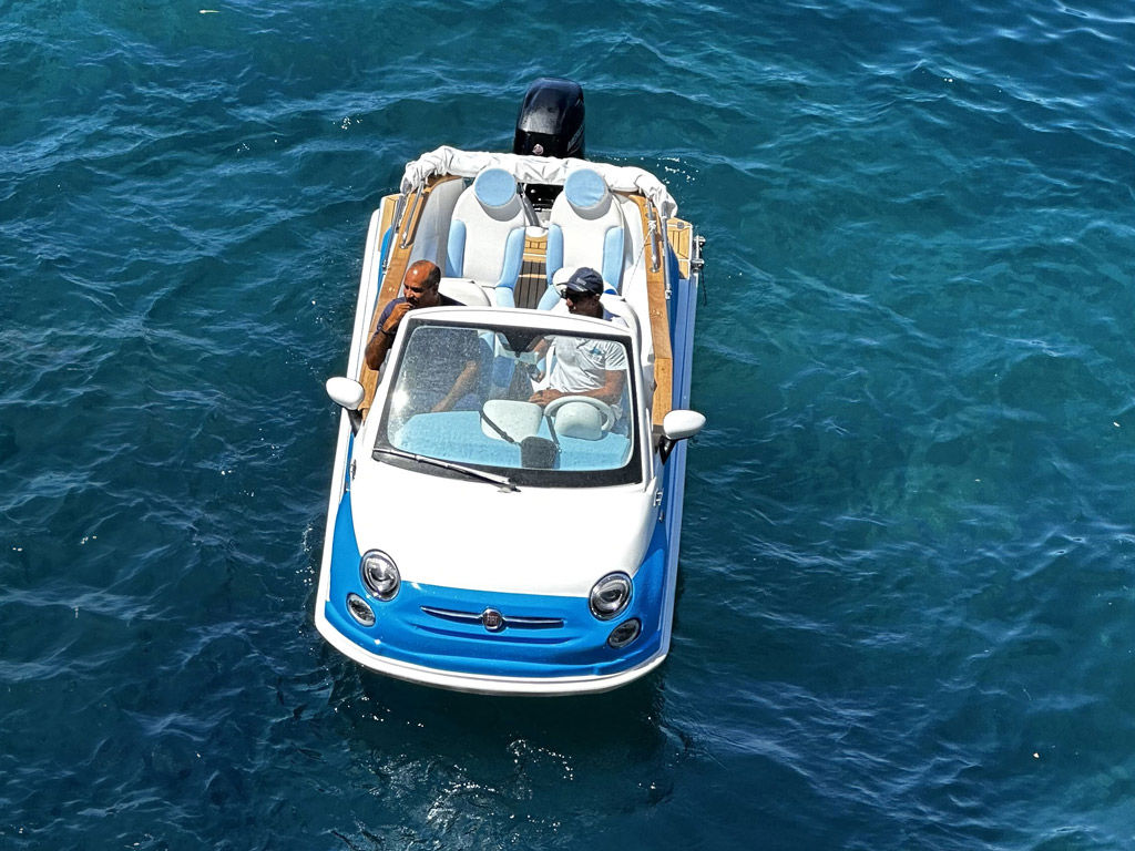 classi fiat 500 amalfi coast