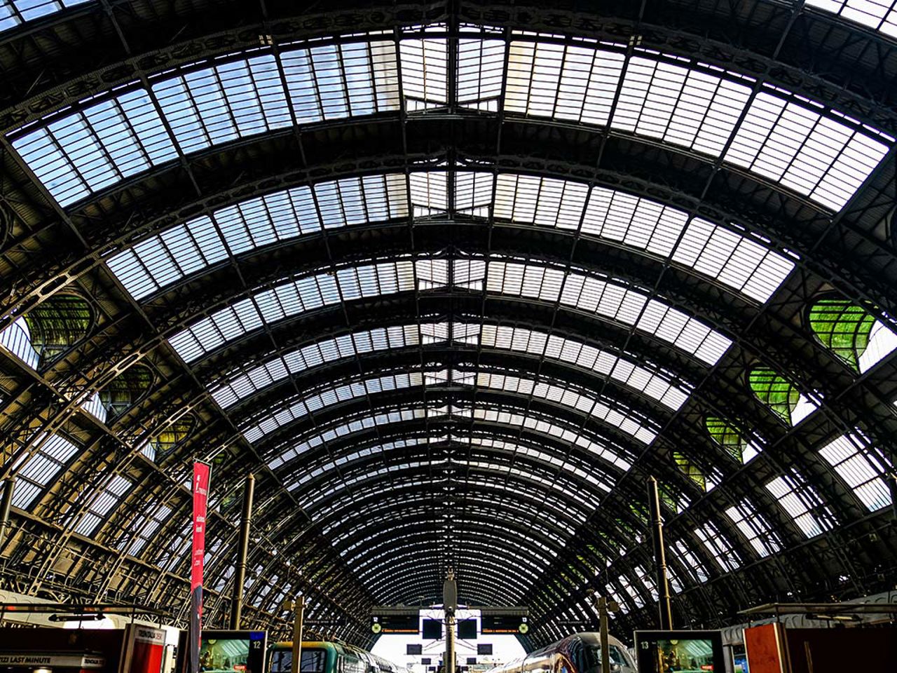 En train/bus