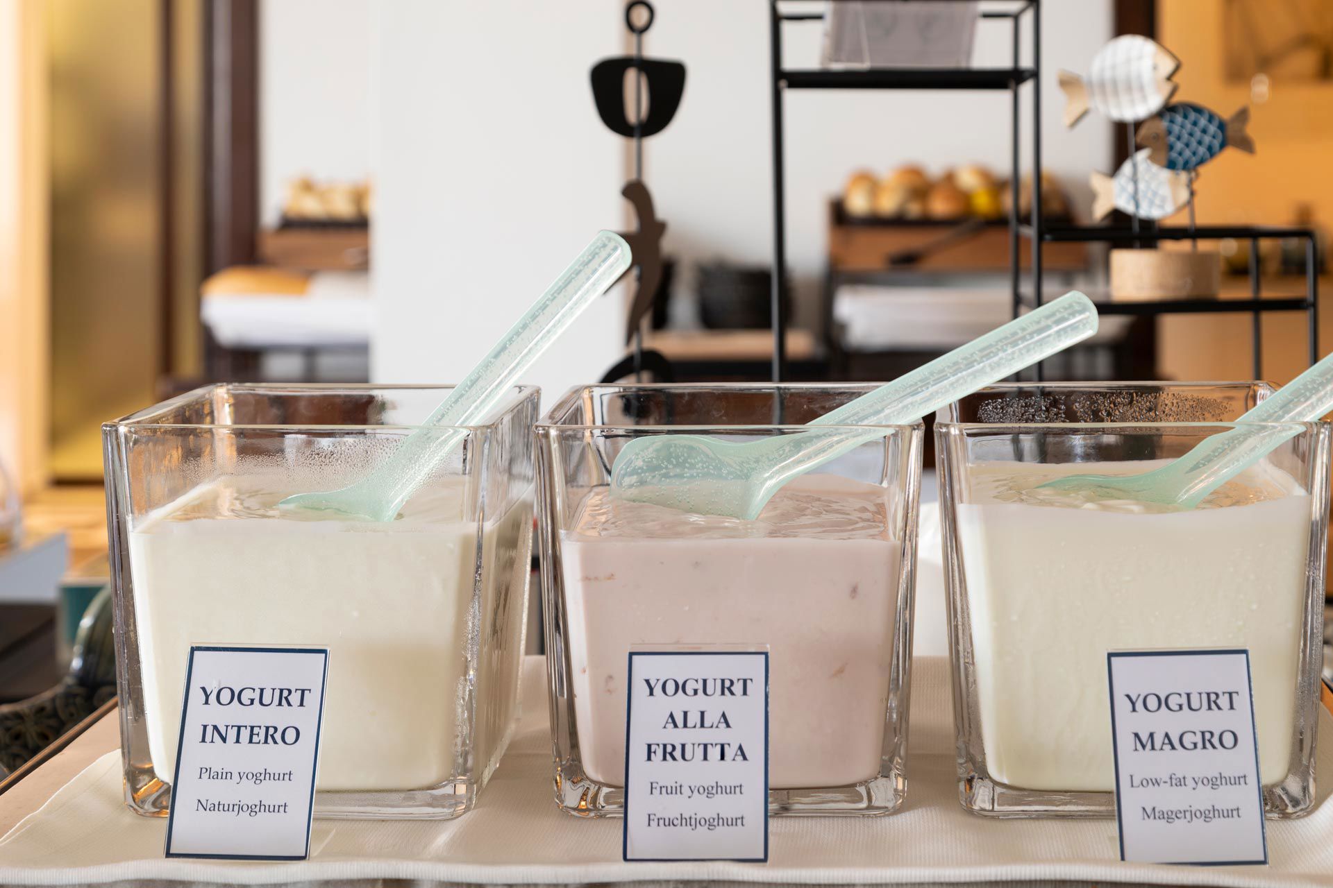 Start your day with a continental breakfast at Hotel Continental on Lake Garda