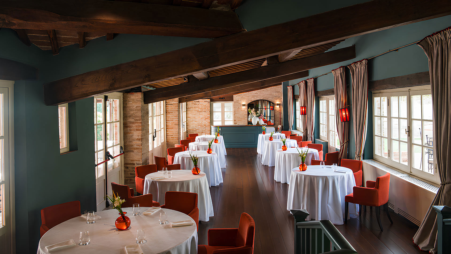 Sala interna, Ristorante Poggio Rosso