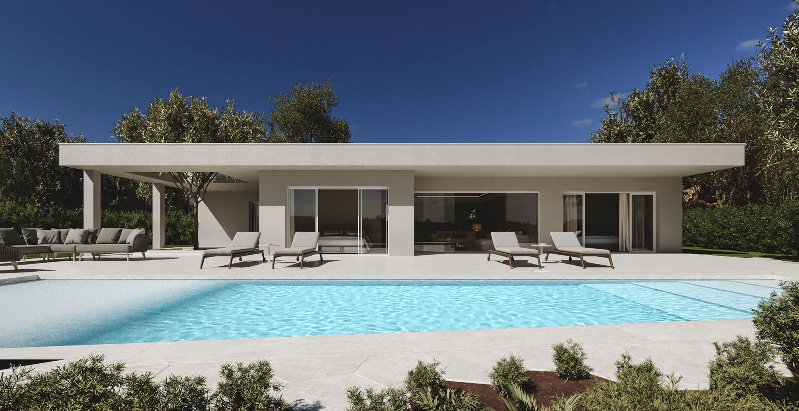 Villas de luxe avec piscine privée sur la Costa Smeralda en Sardaigne  5