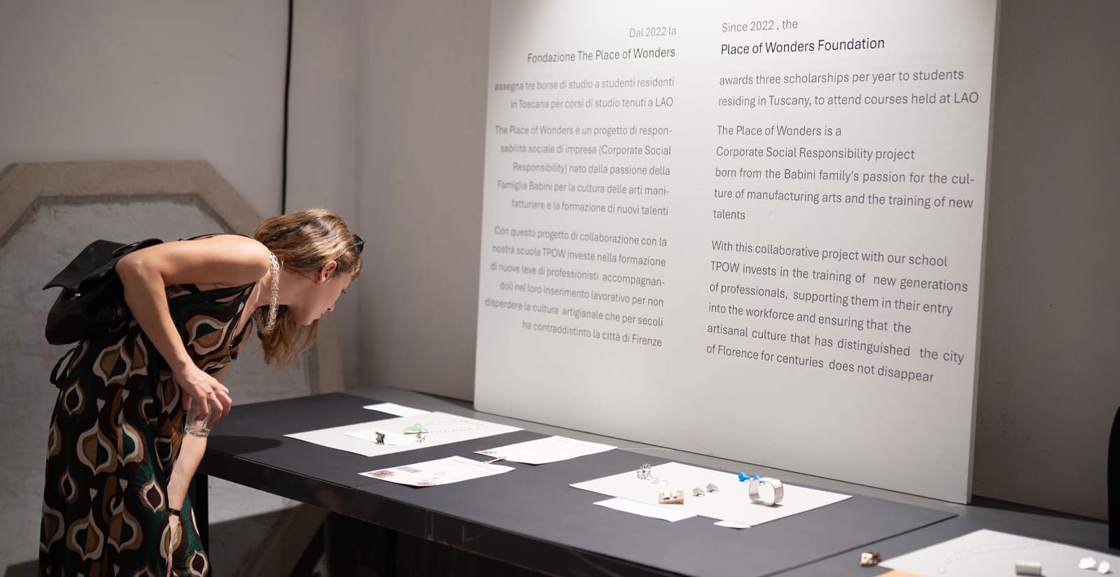 Talento, visione, bellezza: il nostro sostegno alla mostra di fine anno LAO 3