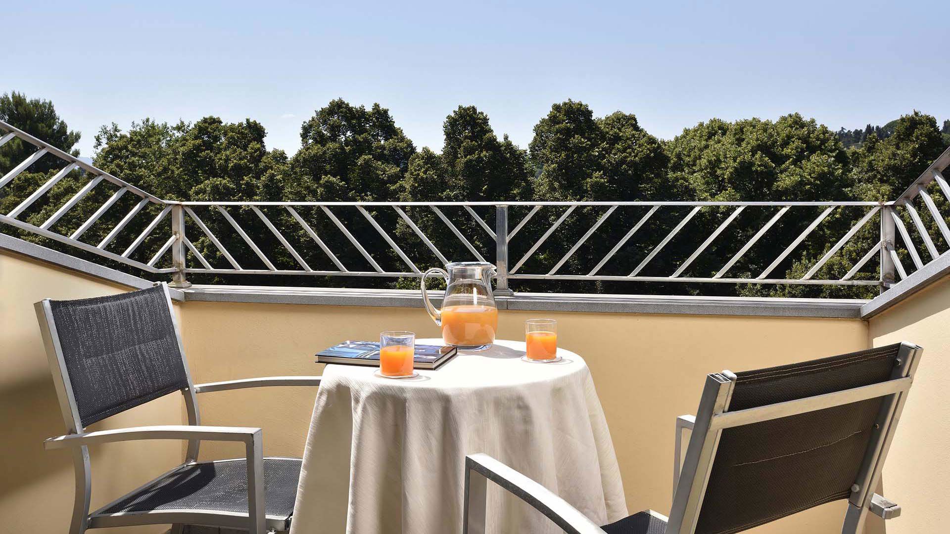 Câmara Deluxe com terraço e vista Arno em Florença 5