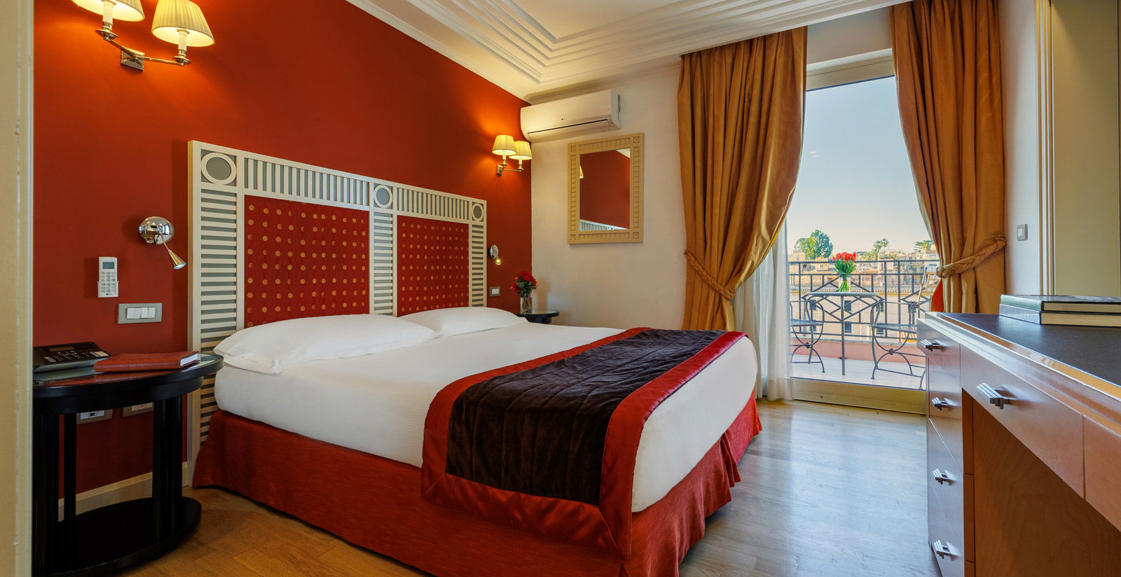 Grand Hotel Palatino - Junior Suite a Roma con terrazza vista Quirinale e Santa Maria Maggiore 1