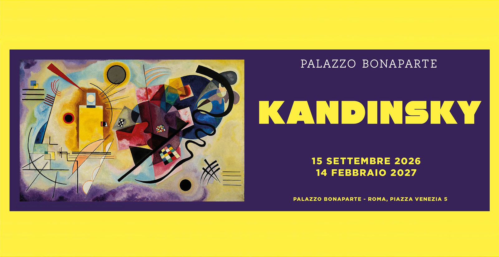 FH55 Hotels - Kandinsky Exhibition in Rome 2026–2027: The Major Exhibition at Palazzo Bonaparte 1