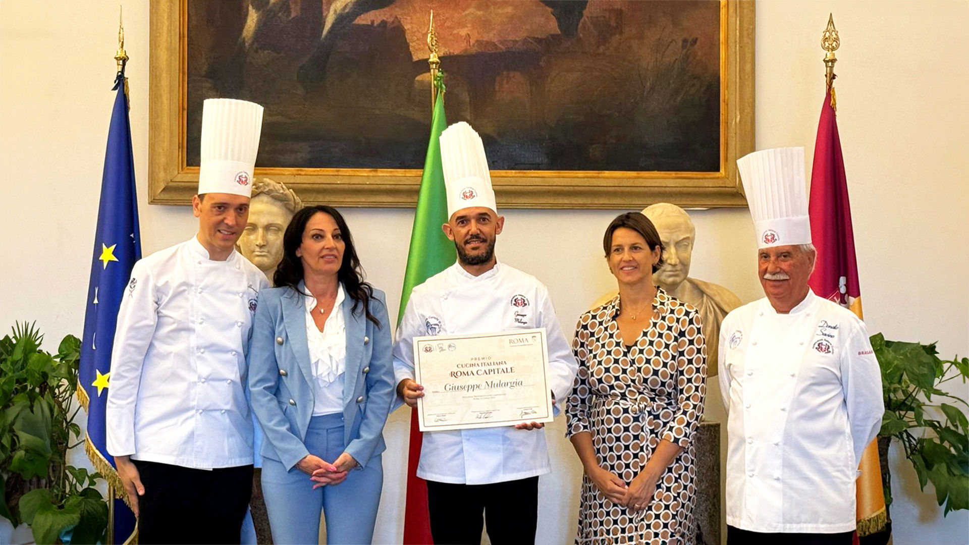 FH55 Hotels - Premio "Cucina Italiana per Roma Capitale" allo Chef Giuseppe Mulargia 0 FH55 Hotels - Premio "Cucina Italiana per Roma Capitale" allo Chef Giuseppe Mulargia 0