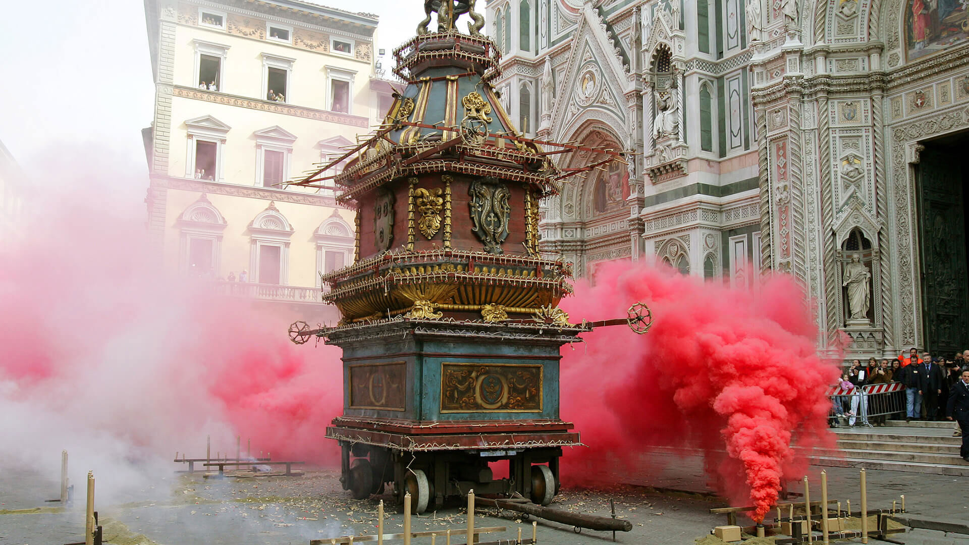 scoppio del carro a firenze