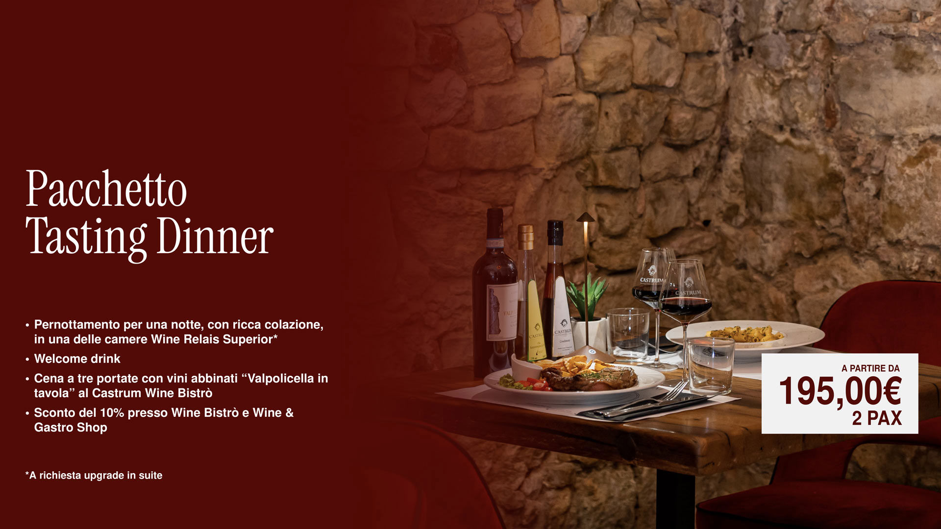 Tasting Dinner Package 2