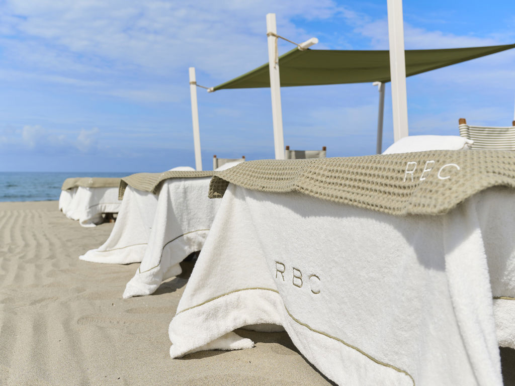 Soft and cozy sunbeds